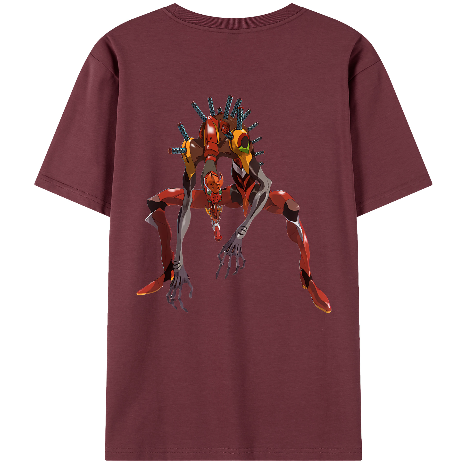 （画像用） EVA 新世紀エヴァンゲリオン 綿100％半袖Tシャツ（背面プリント）
